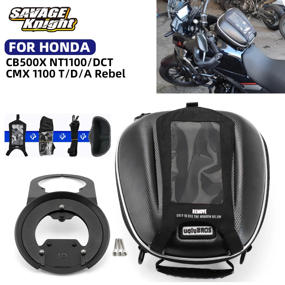 NewForHONDACB500XNT1100CMX1100TDARebelFuelTankBagLuggageMotorcycleCB.jpg