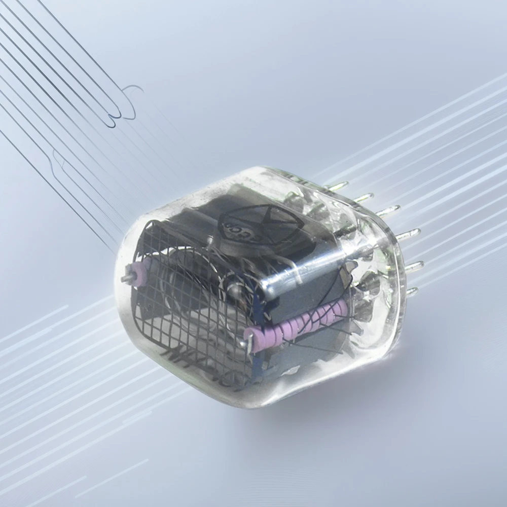 1Pcs IN-12 IN12 Glow Tube with Decimal Point Digital Tube Nixie Tube Clock Glow Tube for Glow Clock Nixie Digital LED Clock