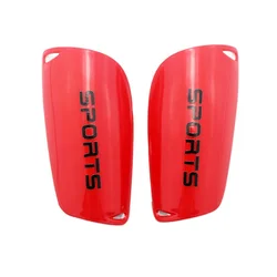 Enhanced Leg Support Compression Sleeve for Soccer Shin Protection - Ideal for All Ages (Red Shin Pad)