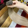 Flat Tip Keratin Hair Extensions Straight Real Human Hair Virgin Colored Vietnamese Hair Extensions Pre-bonded Fusion Hair 1