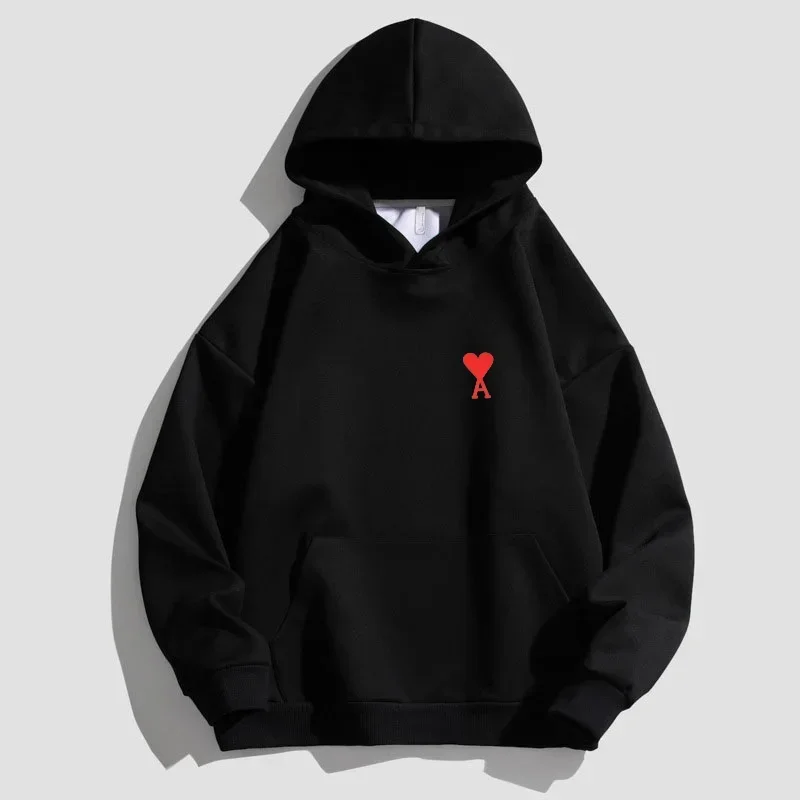 

Fashion Men/Women Cotton Hoodies Fleece for Warmth Hoody Brushed Letter Print Sweatshirt Hip Hop Streetwear Pullover Sweatering