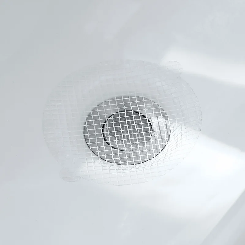 10PCS Disposable Shower Drain Hair Catcher Mesh Stickers Bathroom Kitchen Drain Cover Anti-blocking shower drain catcher,hair drain catcher,hair drain filter,floor drain hair filter,floor drain hair catcher,drain hair catcher