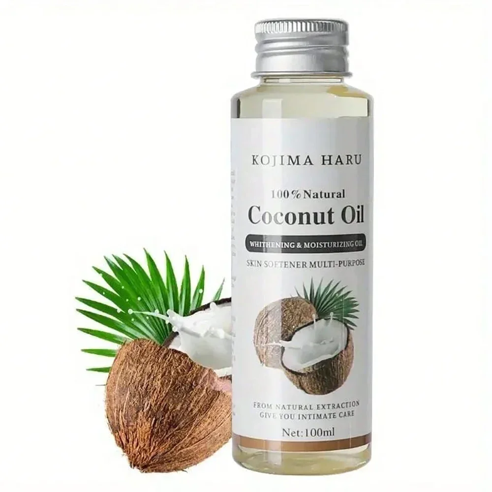 

100ml/3.381fl. oz High Quality Coconut Oil Essential Oil,Made with Completely Natural Formula, Directly Applicable to Skin