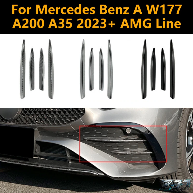 메르세데스 벤츠 A클래스 W177 A200 A35 AMG 2023+ 전면 안개등 장식 ..