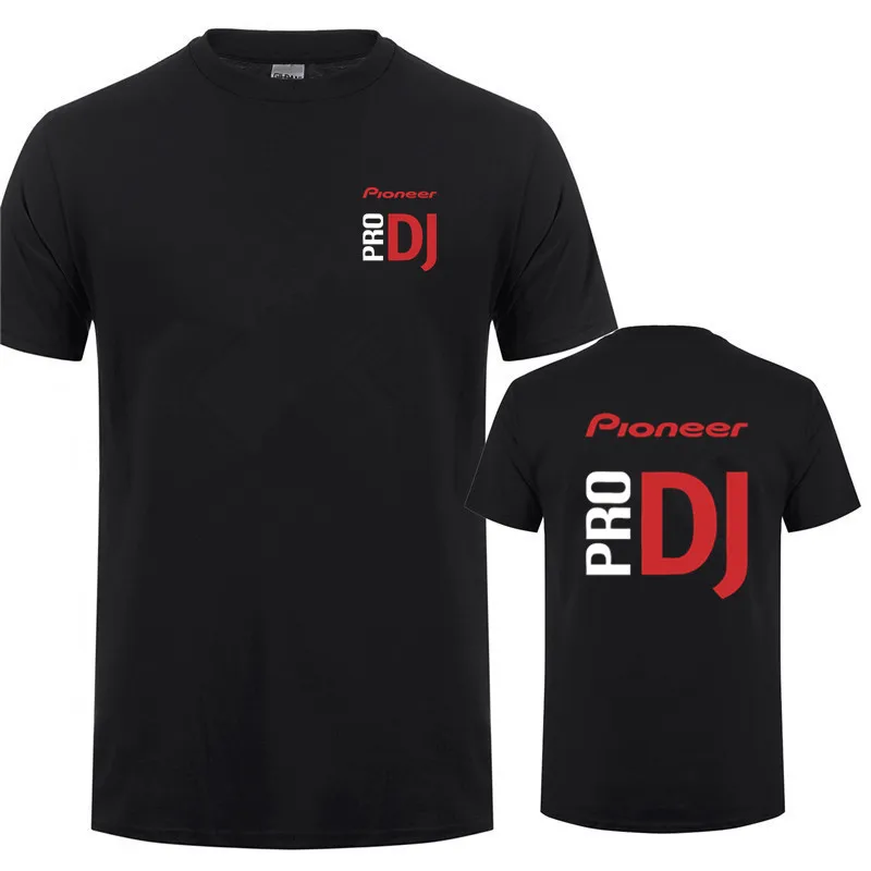 Pioneer Pro DJ Music T Shirt Man Summer Fashion Short Sleeve Men
