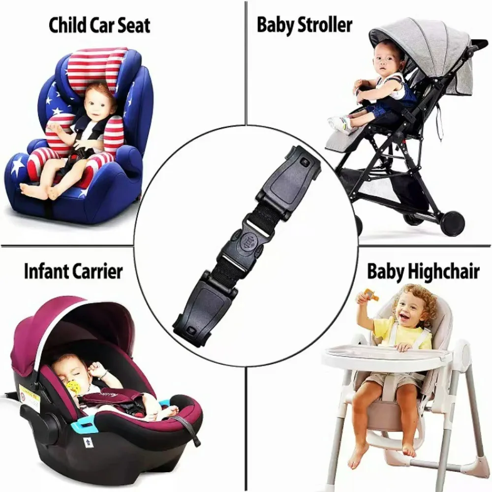 

Durable Harness Chest Clip Safe Buckle Car Baby Safety Seat Strap Belt for Baby Kids Children Safety Strap 16cm Car Accessories