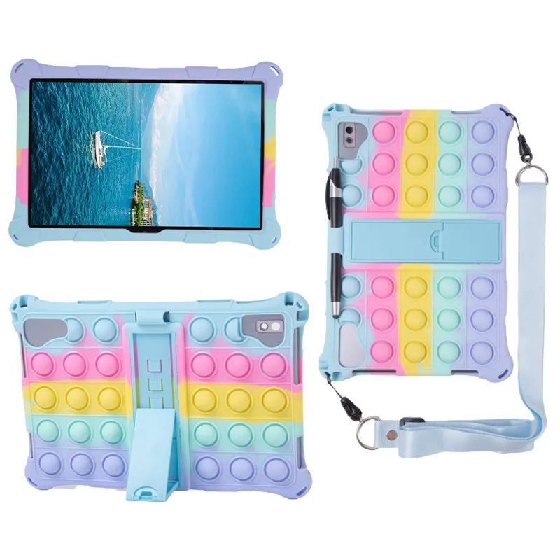 Soft Bubble Silicon Tablet Capa Protetora para Crianças Stand Case Bmax Maxpad I10 Plus 10.1 Pro