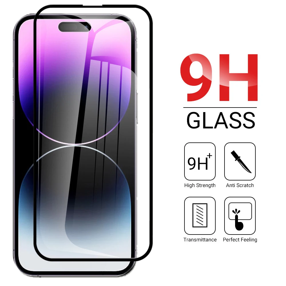 

Full Cover Tempered Glass for IPhone 14 11 Pro Max XR X XS Screen Protector for IPhone 13 12 Pro Max 6 6s 7 8 Plus SE Mini Glass