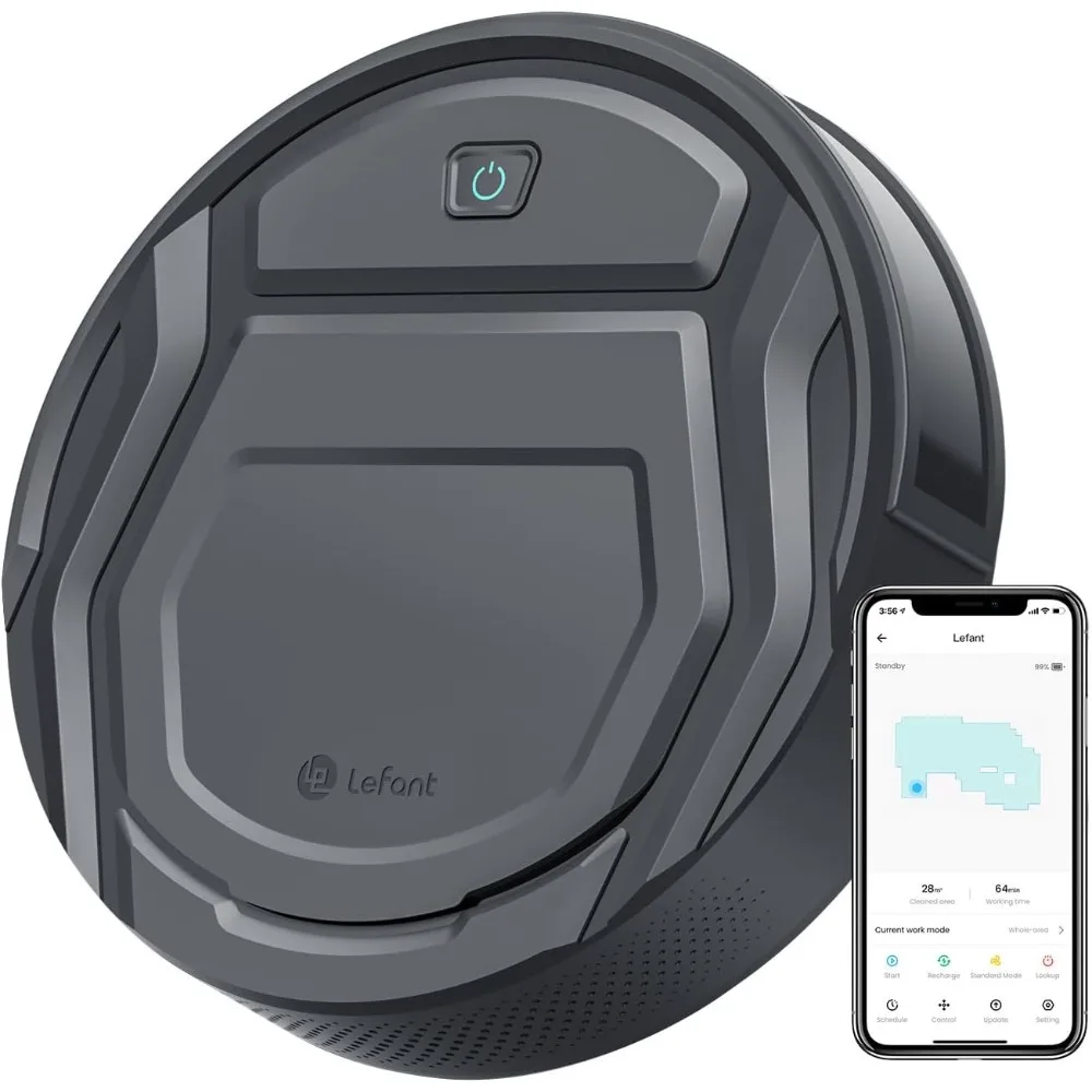 

Pro Robot Vacuum Cleaner, TangleFree 2200 Suction, Slim, Quiet, Self-Charging Wi-Fi/APP Remote Connected Robotic Vacuum Cleaner,