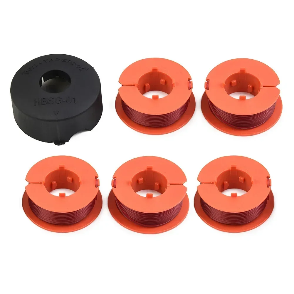 3pcs Spools+ Spool Cap For BOSCH ART 23 26 30 Combitrim Easytrim Spool Line F016800175 String Trimmer Parts Garden Tool grass trimmer line trimmer line