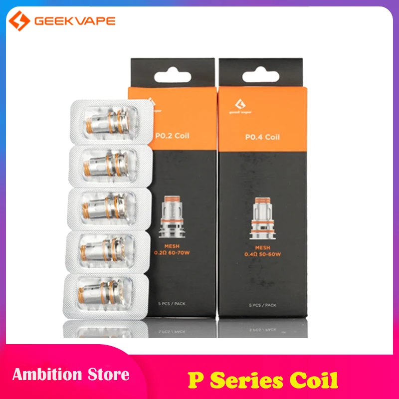 Original Geekvape P Series Coil 0.5ohm/0.4ohm/0.2ohm P0.15 Xm Coil Z