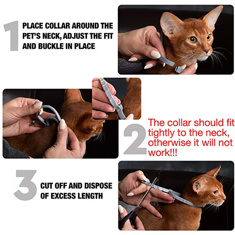 Pet Flea and Tick Collar Up To 8 Month Flea Tick Prevention Anti-mosquito & Insect Repellent For Dogs Cats Puppy Supplies