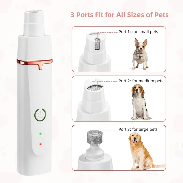 Pet Hair Shaver 4 In 1 Small Pets Grooming Clipper Dog Trimmer Cat  Nail Grinder Electric multifunctional Cutter animal 3