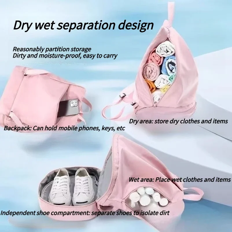 Unisex Wet & Dry Waterproof Sports Backpack 3