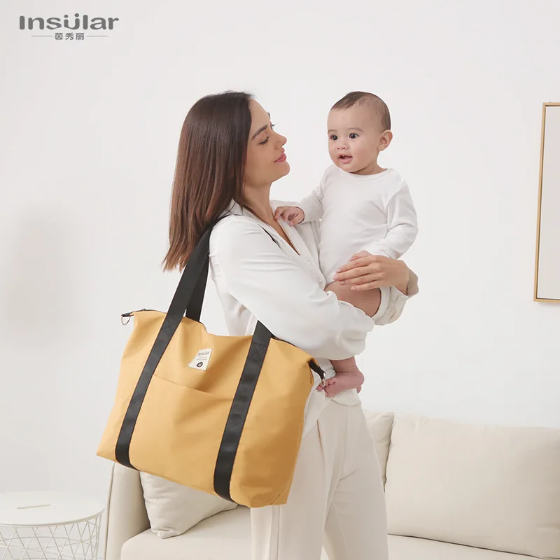 

Multifunctional Crossbody Shoulder Large Capacity Baby Bag For Mom Travel Waterproof Materity Diaper Messenger Bag Big 2024 New