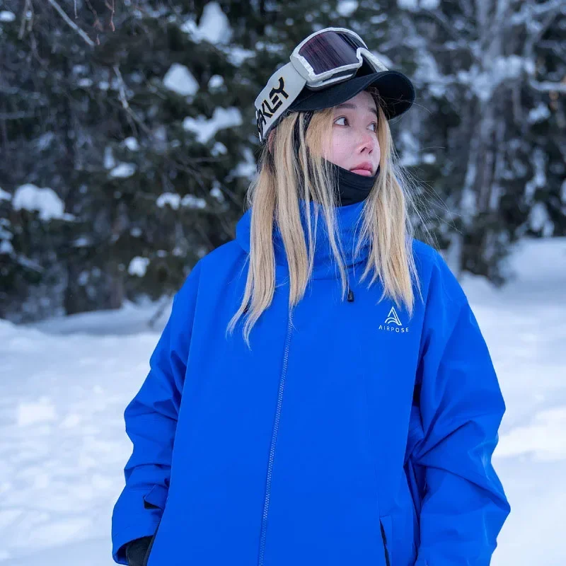 Winter 3L Outdoor Women Men's Skiing Clothes Tops Ski Jackets Warm Thickened Windproof Loose New Snowboarding Overcoats