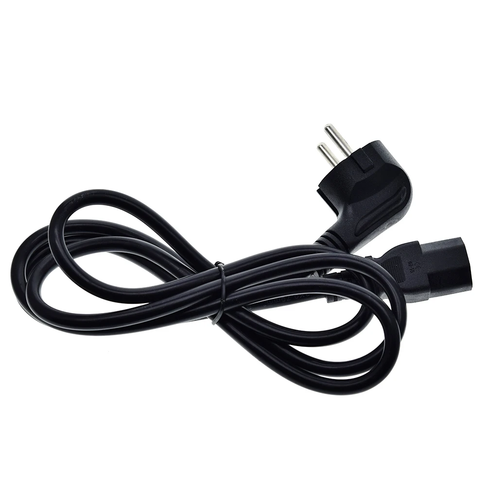 1/3 Stück 1,5 m IEC320 C13 auf europäische 2-polige runde Stromleitungskabel, Schuko CEE7/7 Stromkabel, IEC320 C14 VDE Netzkabel – Detail 5