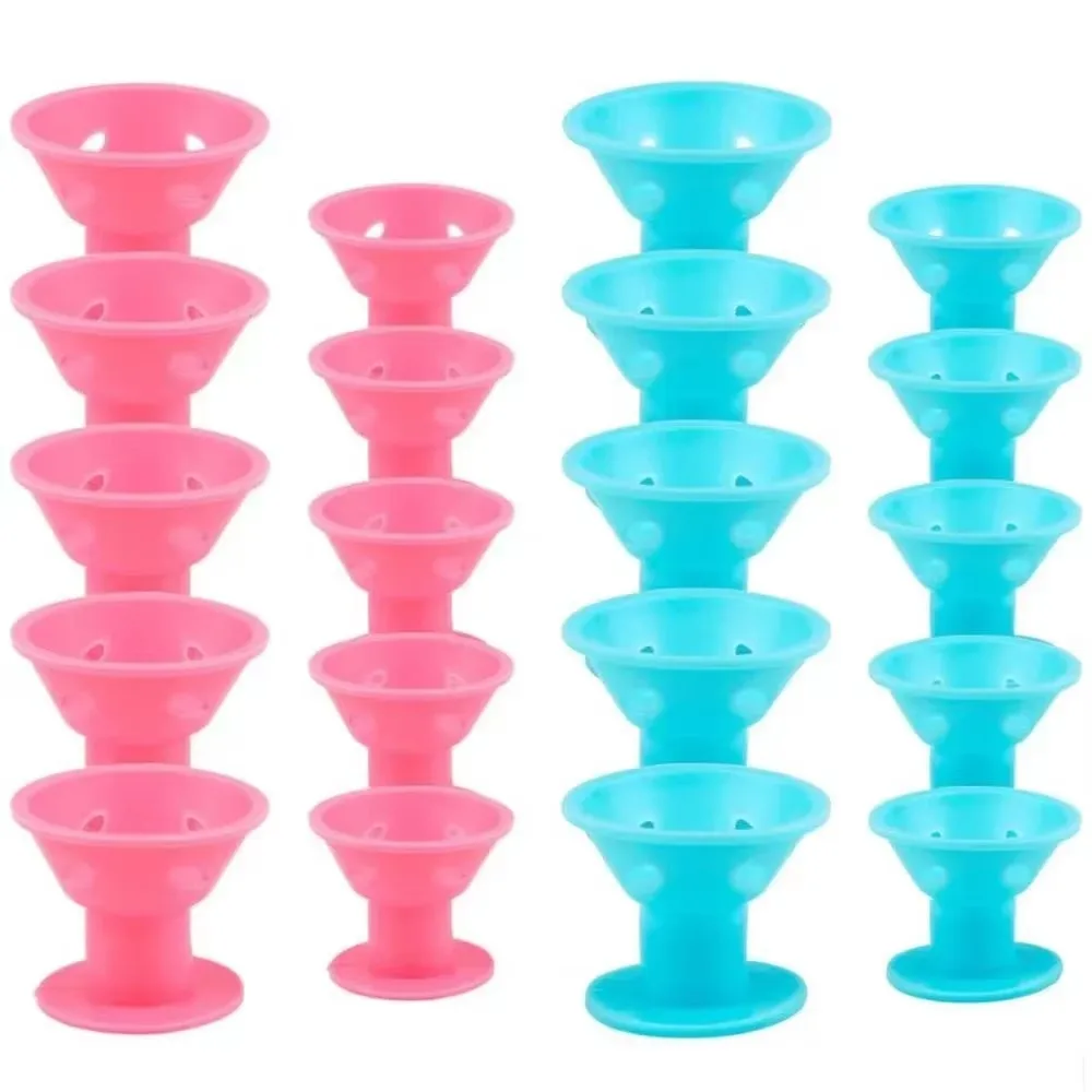 Soft Rubber Silicone Hair Curler 10pcs/Set