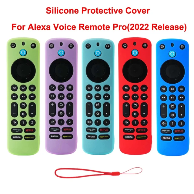 For Alexa Voice Remote Pro 2022 Remote Case Anti-Slip Shockproof Silicone Cover