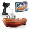 NEW 686 RC Boat 1/72 Powerful Dual Motor Wireless Radio Control Shipboat 2.4G Electric Remote Control Tugboat Model Toys for Boy 3
