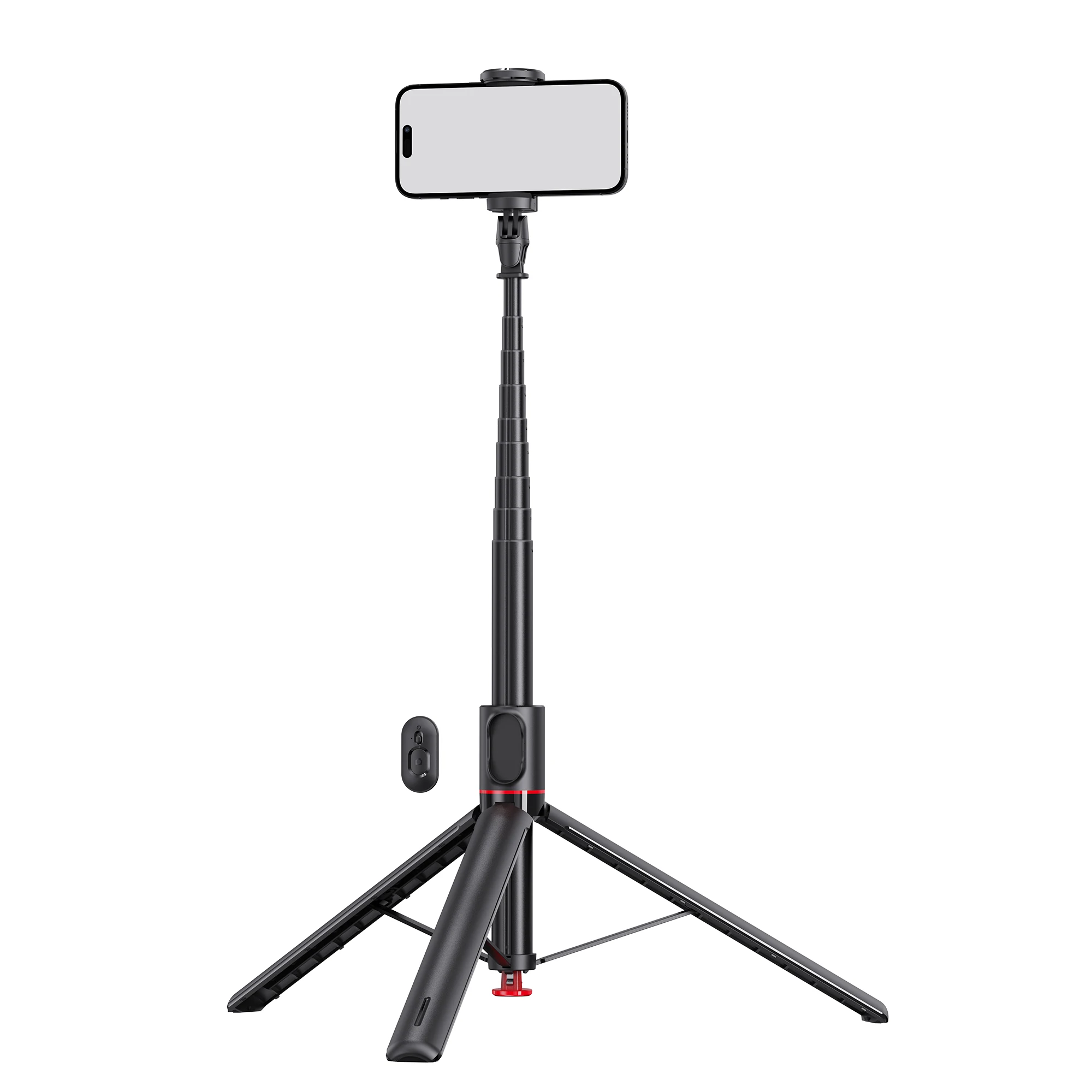 TT01 Hit Ground Quick Setup Selfie Stick Tripod 1.77m 34cm Storage with Remote C