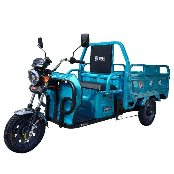 Щоденний транспорт Сільськогосподарський вантажний високоміцний електричний триколісний велосипед з відкритим корпусом 1000 Вт 400 кг 60 В 3 колеса
