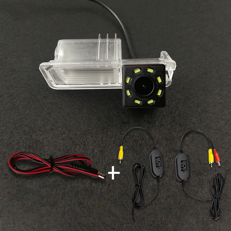 폭스바겐 폴로 V (6R) 골프 6 VI 파사트 CC 마고탄 HD 무선 자동차 CCD 후면 카메라, 어안 8 12 LED 다이나믹 나이트 비전 방수