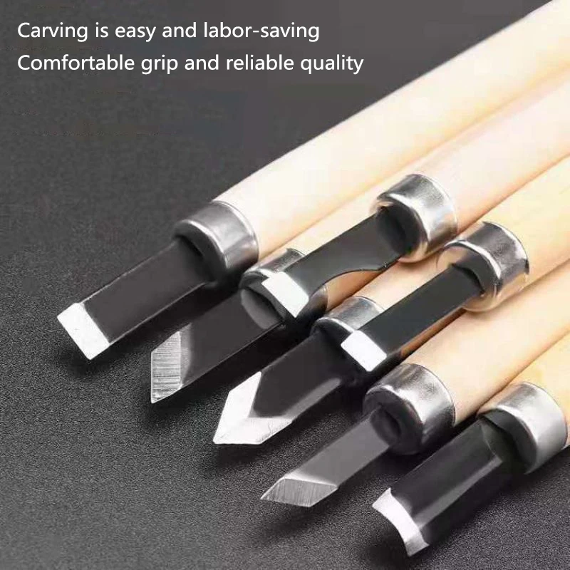 12PCS Wood Carving Gouge Set 5