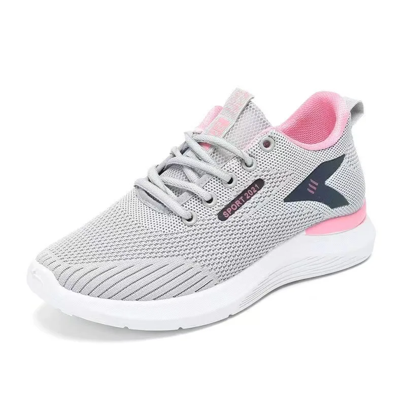 Spring 2023 Women's Shoes Sports Shoes Women's Lightweight Soft Sole Women's Running Shoes Student Lace Up Casual Shoes