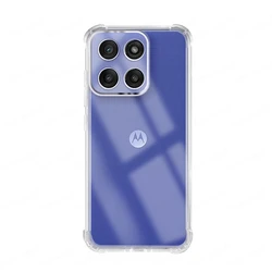 Shockproof Airbag Full Protection TPU Soft Case for Motorola Moto G56 (Transparent)