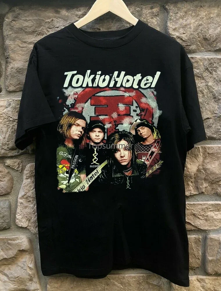 

Tokio Hotel Band Short Sleeve Gift For Fan Black S-2345Xl Men T-Shirt Tma832