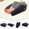 Portable For Travel Office Car Inflatable Triangle Pillow Couple Love Cushion Relax Cushion Foot Rest Air Pillow PVC Flocking 1