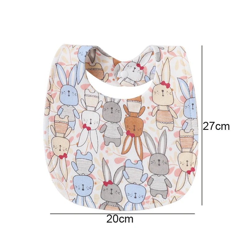 4Pcs Baby Bibs Burp Clothes Cotton Newborn Bibs for Girls Boys Baby Stuff Infant Accessories Toddler Saliva Towels Baby Care 6