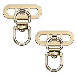 Rotatable Stainless Steel Phone Tether Tab with Ultra - Thin Gasket (2Pcs Golden)