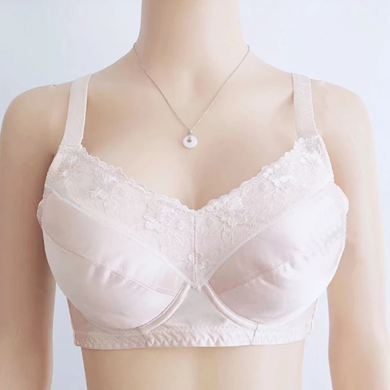 Seamless Womens Push Up Minimizer Bra Full Coverage Model Up Underwire Female Plus Size Lingerie 36 38 40 42 48 C D E F G H