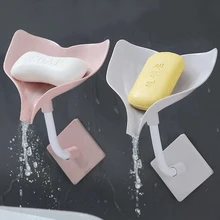 Boîte porte savon en queue de baleine, plateau de rangement pour éponge, fournitures de salle de bain, gadget 