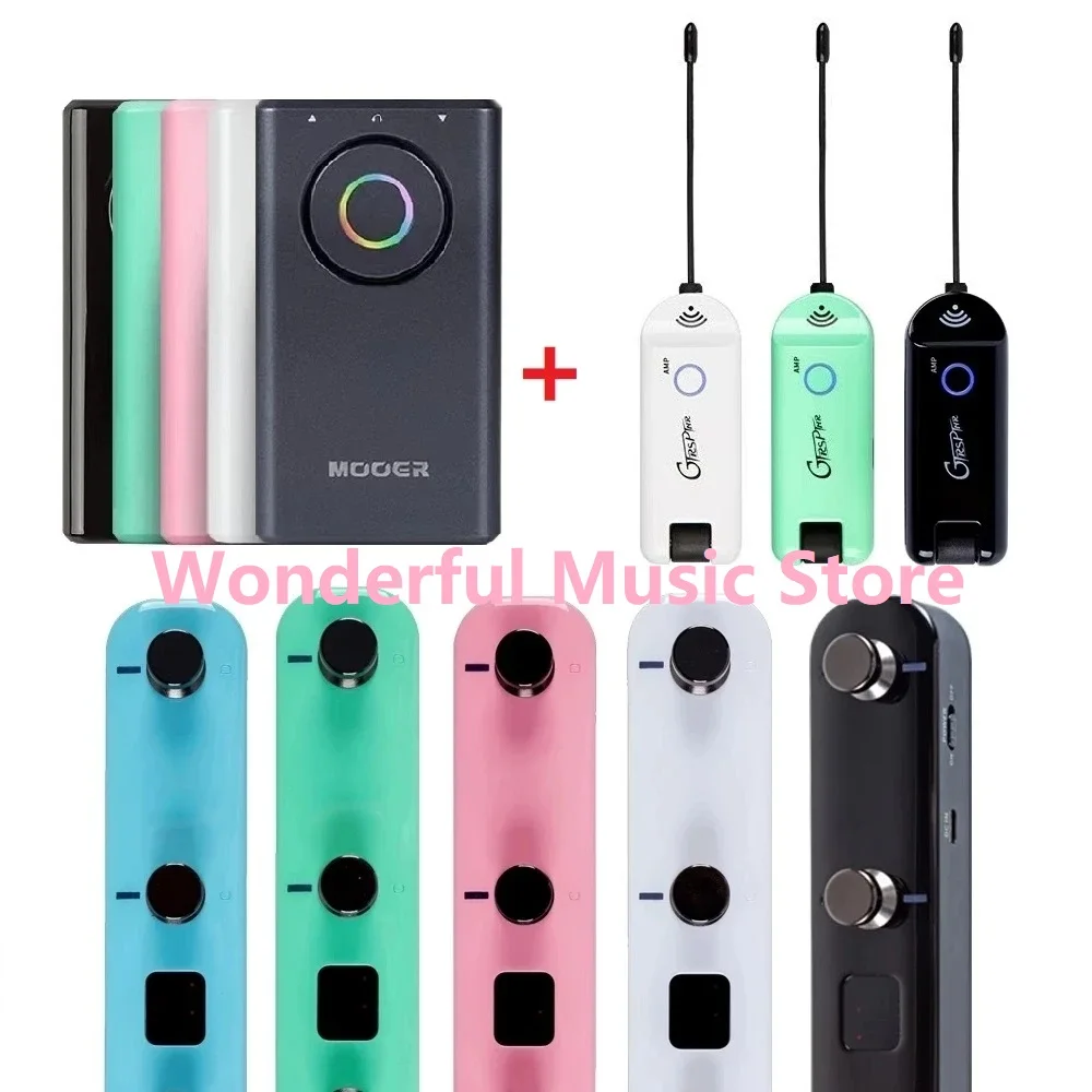 

Mooer Prime P1 гитара интеллектуальная педаль с несколькими эффектами и GWF4 ножной переключатель GWU4 Гитара Беспроводная три в одной комбинации посылка