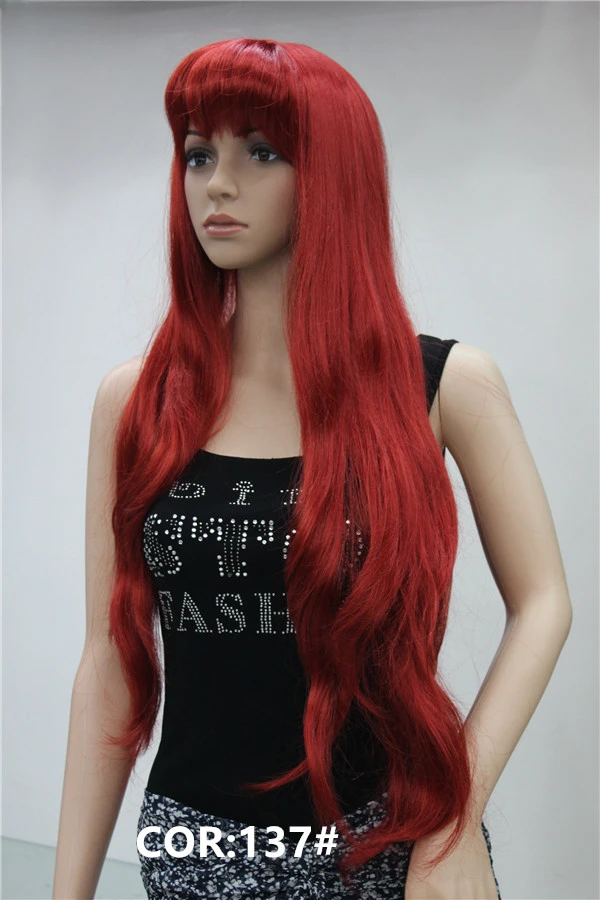 Long Layered Wave Blonde Red Full Synthetic Wig Women's Wigs COLOUR CHOICES