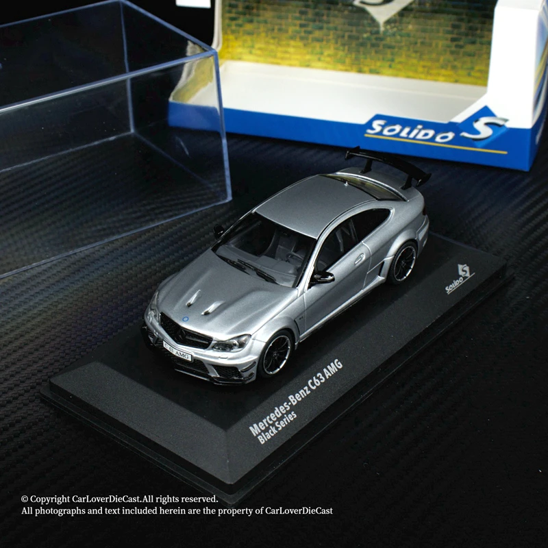 Diecast Solido 1:43 Scale Mercedes-Benz C63 AMG BLACK SERIES