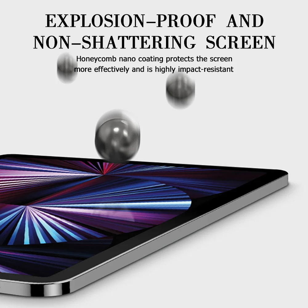 Premium HD Tempered Glass Screen Protector, 3-Pack, Full Coverage, Anti-Fingerprint