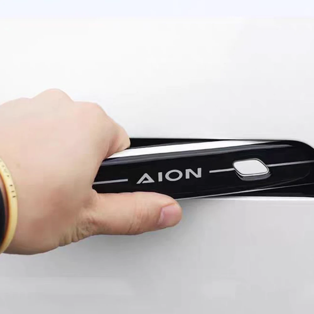 2세대 GAC AION V 도어 핸들용 충돌 방지 드립 방지 접착 스티커 및 긁힘 방지 TPU 필름 장식