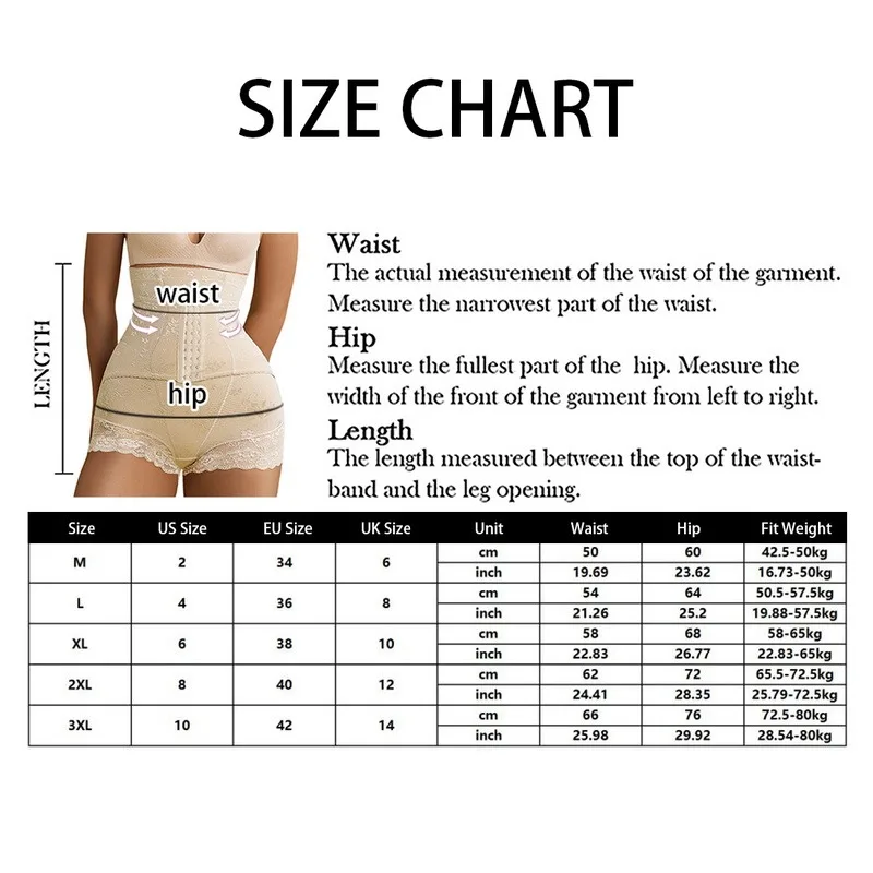 shapewear bodysuit Hot Corset Lace High Waist Abdominal Pants Women's Postpartum Breasted Body Post-Take Off Body Shaper Body Pants Underwear extreme tummy control shapewear