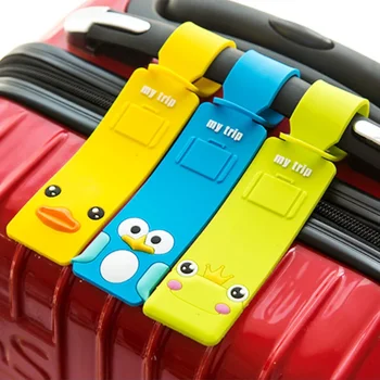 Cute Animal Silicone Luggage ID Tag 1