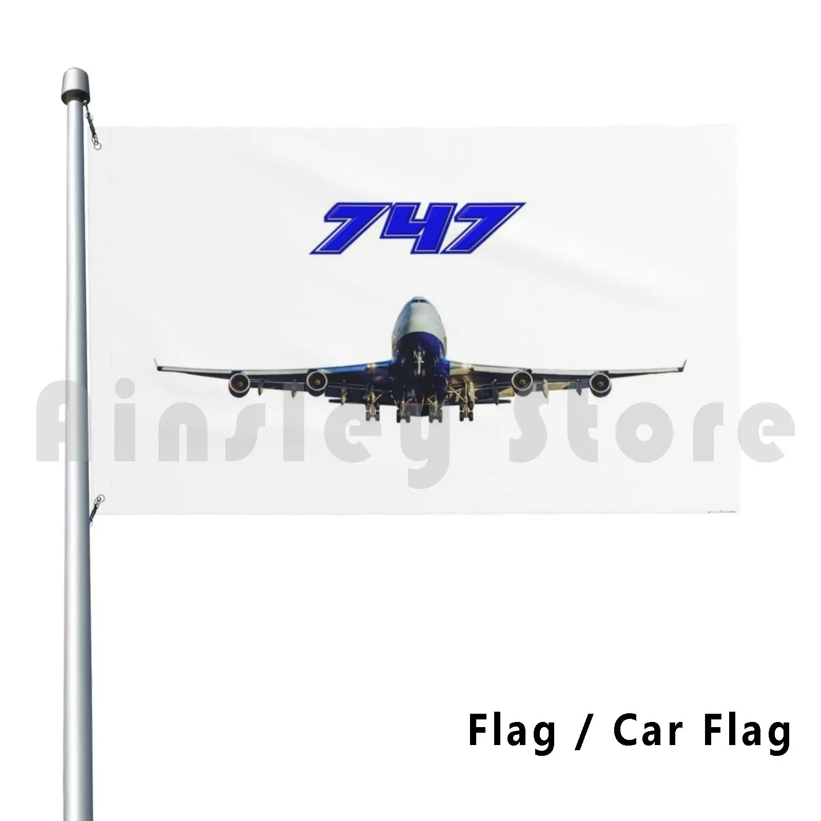 747 Jumbo Jet Outdoor Decor Flag Car Flag 747 Boeing Jet Plane Jumbo Jet Jumbo Pilot Per Far Volare L'Aviazione Per Viaggiare