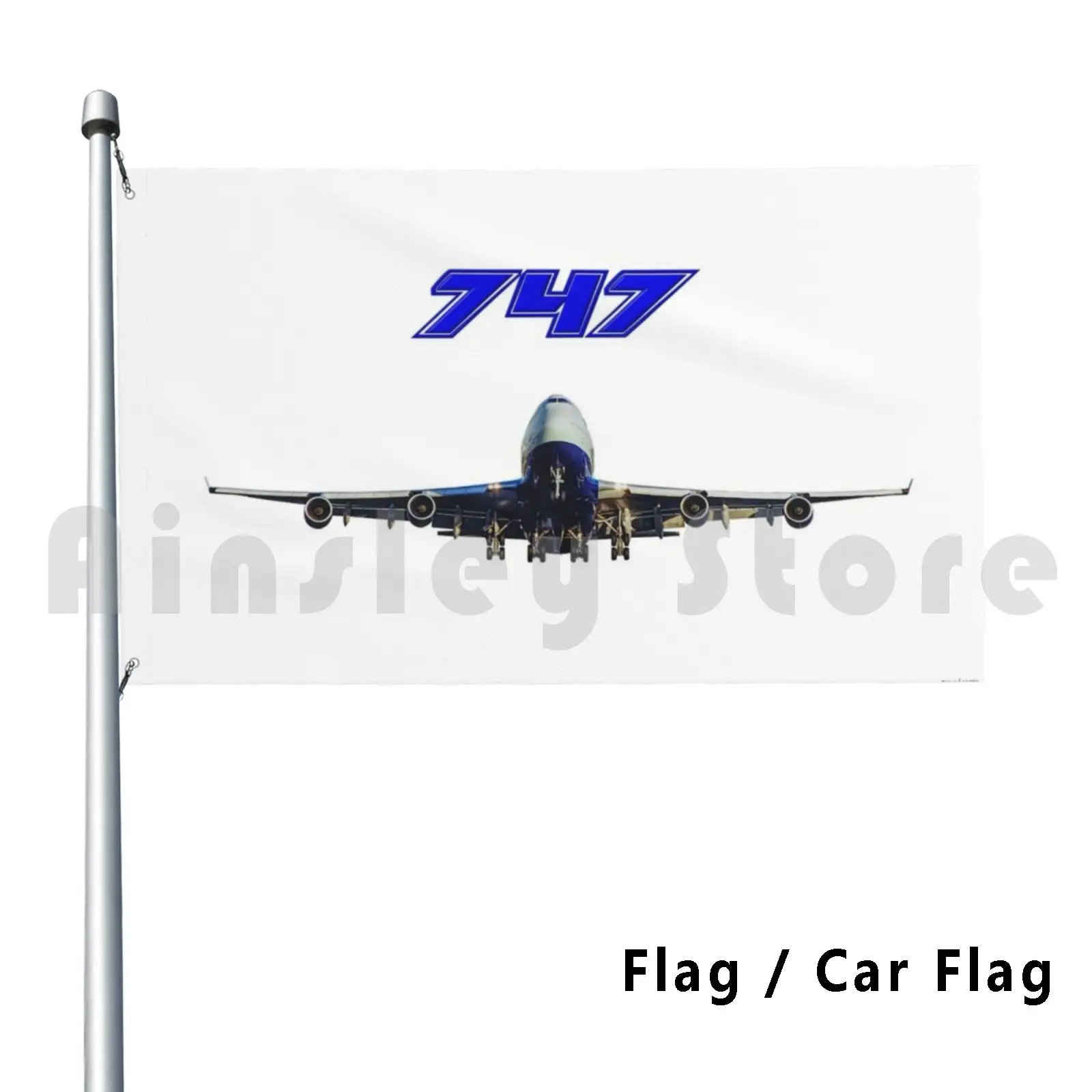 747 Джамбо-Джет наружный Декор флаг Автомобильный Боинг Jet самолет пилот для