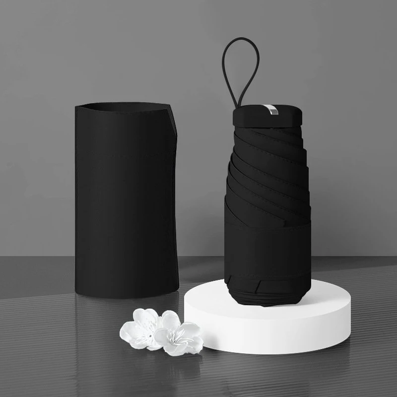 Mini Umbrella Sun Umbrella Mini Pocket Women's Ultralight Rain Sun Girls Anti UV Portable Folding