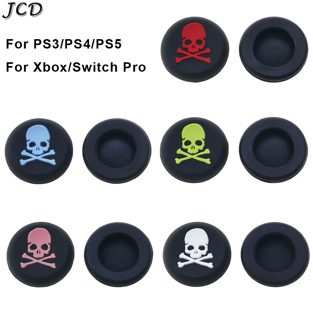 

JCD 2pieces Thumb Stick Grip Cap For PS5 PS4 PS3 Xbox 360 Xbox One Switch Pro Controller Thumbstick Joystick Cover Case