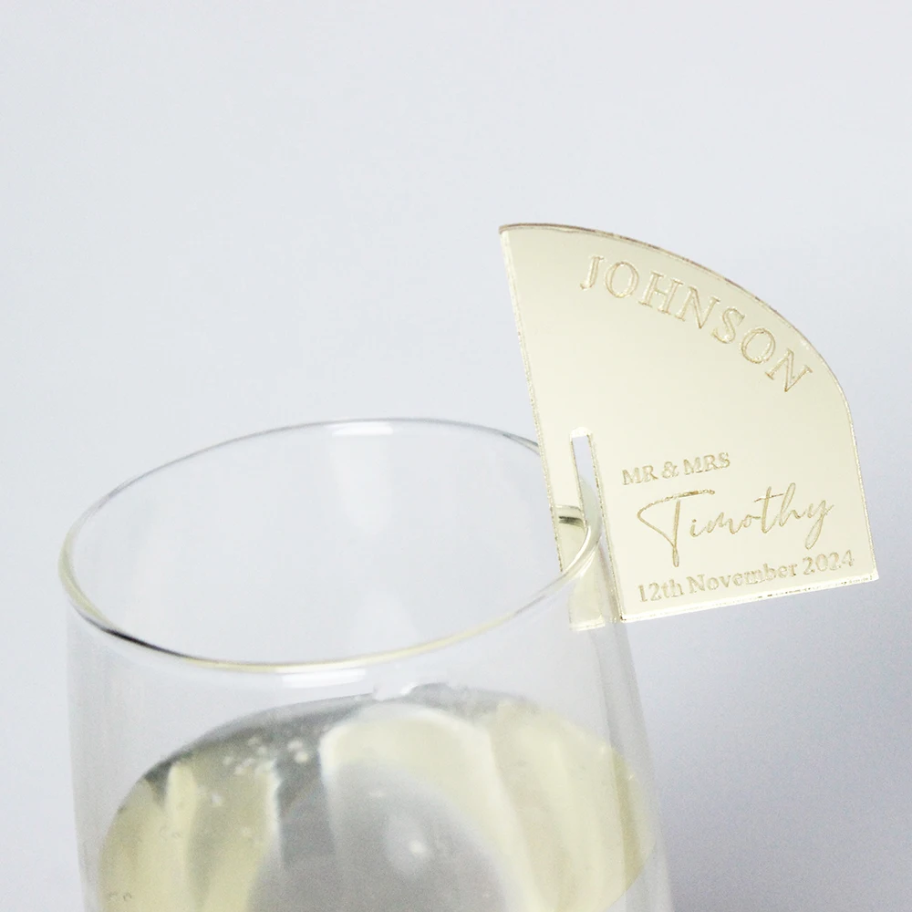 Etichette Specchio Acrilico Personalizzate - Per Bomboniere, Feste E Regali - Foto 4