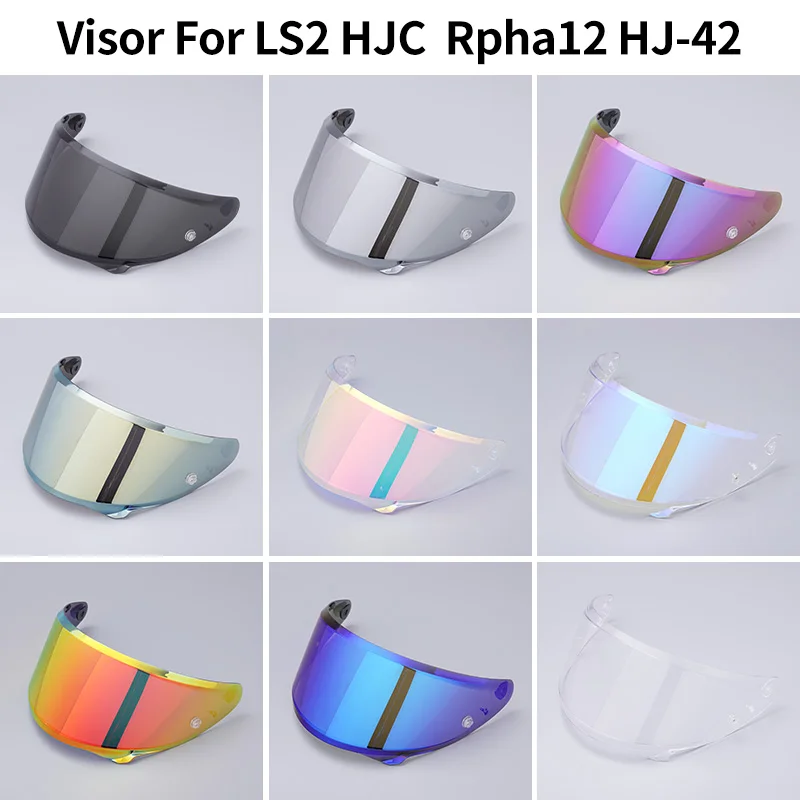 Visera para casco HJC Rpha12 HJ-42, reemplazo de lente ANTI-UV, Cascos Moto RPHA 12 HJ42 Visera Capacetes, accesorios, película antiniebla