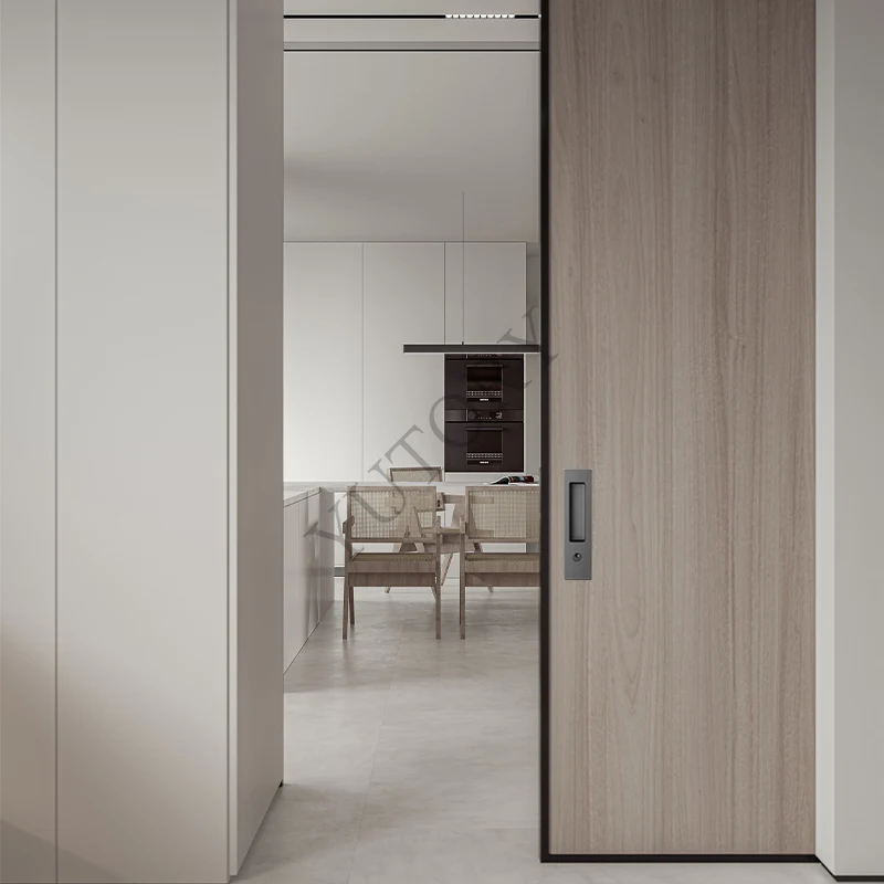 Translation sliding door lock indoor kitchen balcony double opening wooden door sliding lock